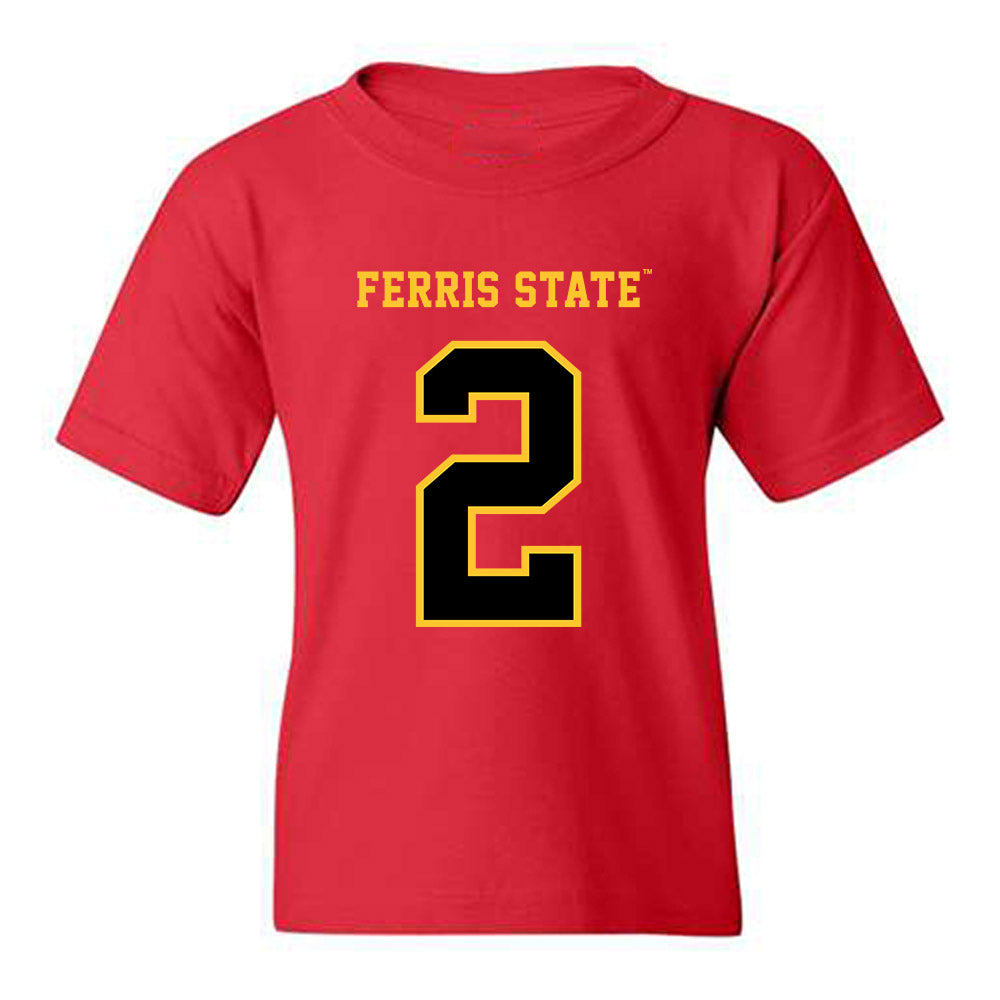 Ferris State - NCAA Softball : Jadyn Joseph - Replica Shersey Youth T-Shirt-0