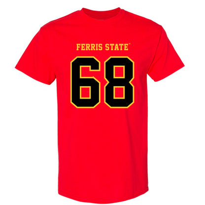 Ferris State - NCAA Football : Jordan Tooles - Replica Shersey T-Shirt-0