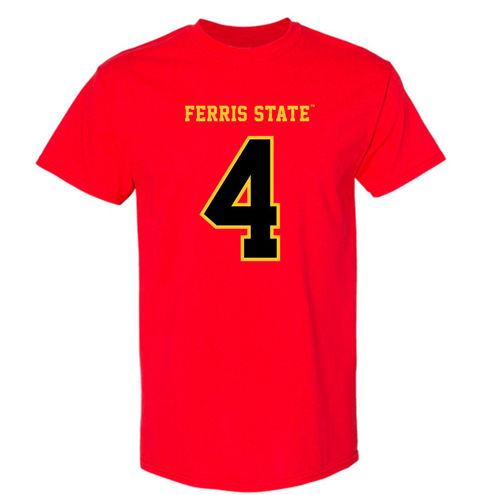 Ferris State - NCAA Softball : Paige Antcliff - Replica Shersey T-Shirt-0
