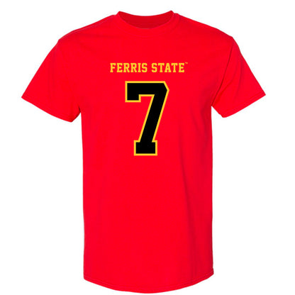 Ferris State - NCAA Football : Shon Stephens - Replica Shersey T-Shirt-0