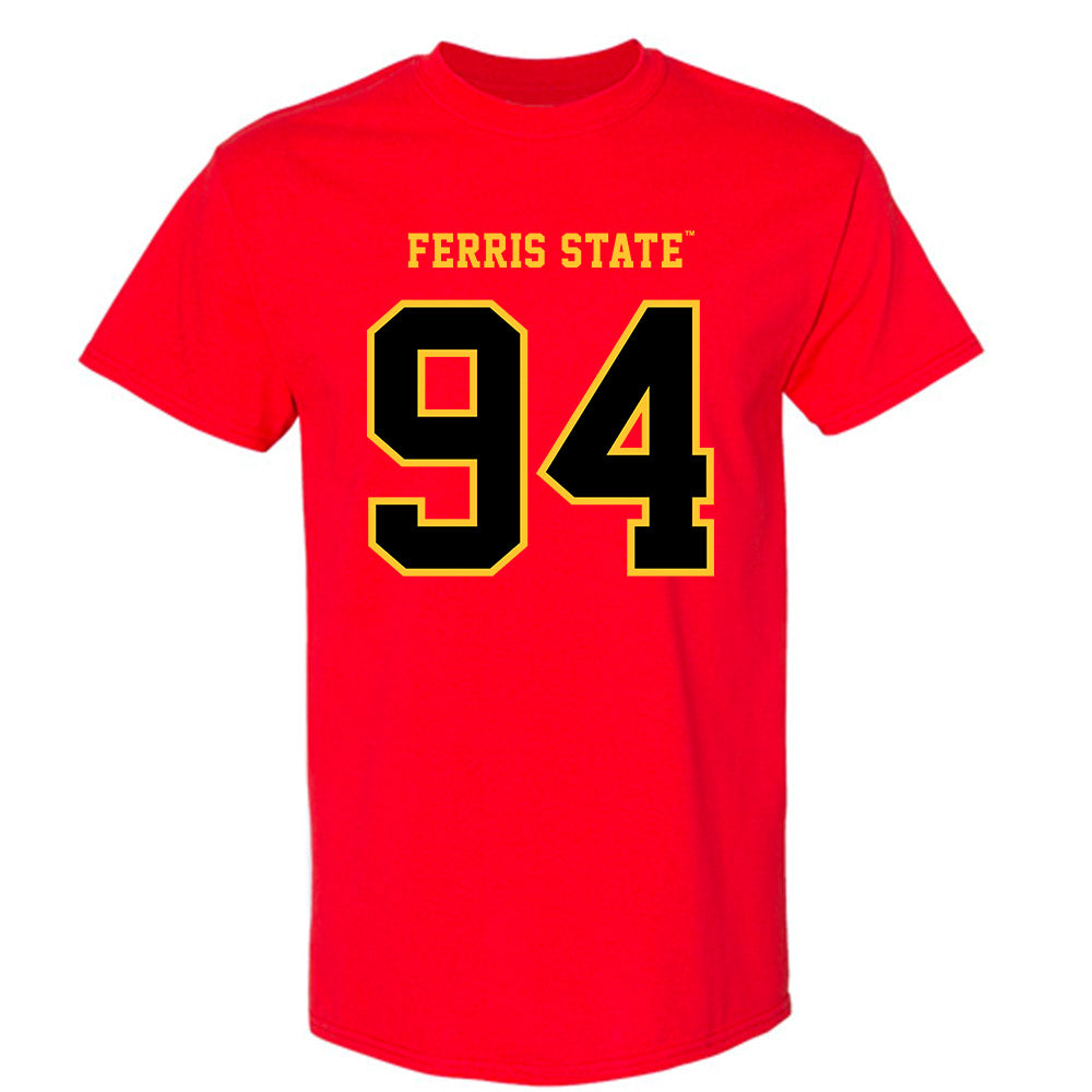 Ferris State - NCAA Football : Sio Saipaia - Replica Shersey T-Shirt-0