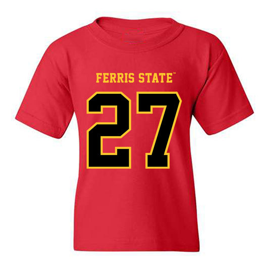 Ferris State - NCAA Football : Ben Sporman - Replica Shersey Youth T-Shirt-0