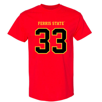 Ferris State - NCAA Softball : Cece Bell - Replica Shersey T-Shirt-0