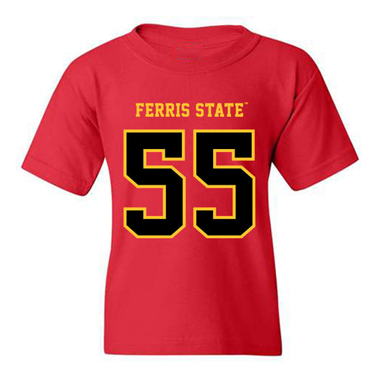 Ferris State - NCAA Women's Basketball : Alyssa Wirth - Replica Shersey Youth T-Shirt-0