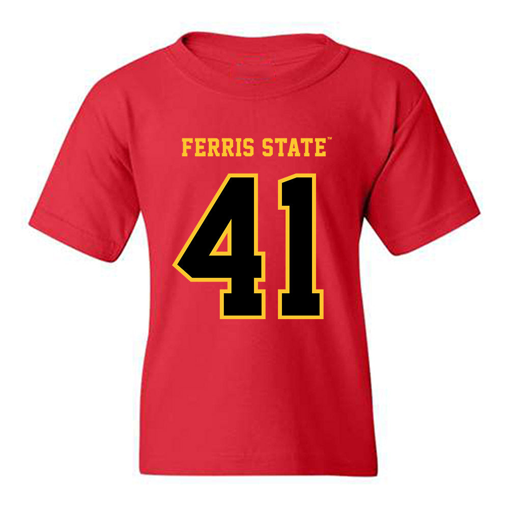Ferris State - NCAA Football : Michael Bush - Replica Shersey Youth T-Shirt-0