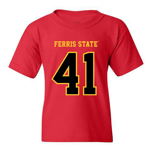 Ferris State - NCAA Football : Michael Bush - Replica Shersey Youth T-Shirt-0