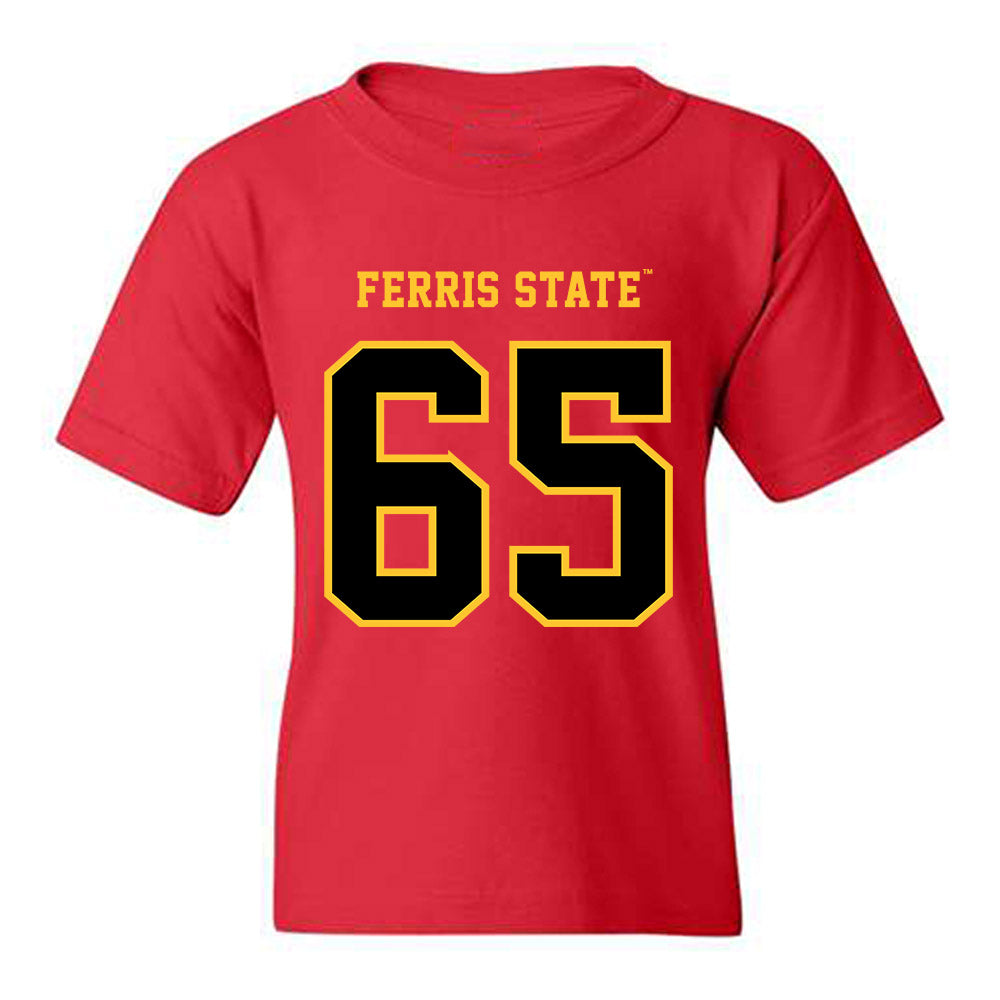 Ferris State - NCAA Football : Cory Pecynski - Replica Shersey Youth T-Shirt-0