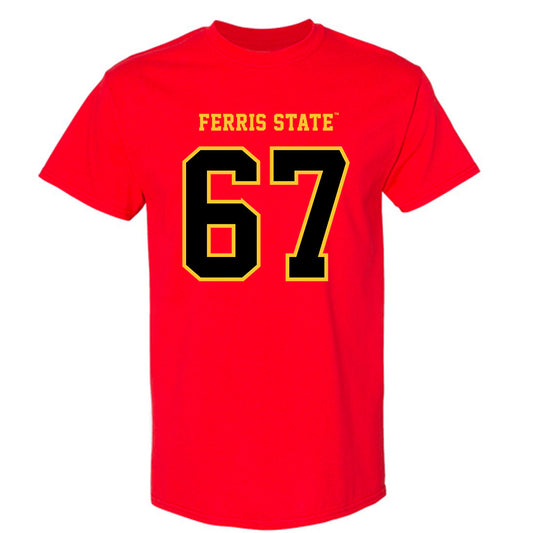 Ferris State - NCAA Football : Avery Pavlak - Replica Shersey T-Shirt-0