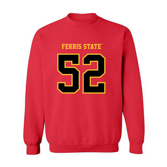 Ferris State - NCAA Football : Jarvis Windom - Replica Shersey Crewneck Sweatshirt-0