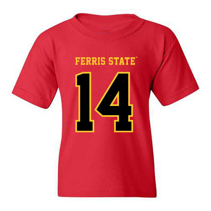 Ferris State - NCAA Football : Timothy Ormond II - Replica Shersey Youth T-Shirt-0