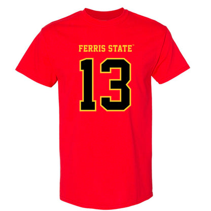 Ferris State - NCAA Women's Basketball : Charlotte Miller - Replica Shersey T-Shirt-0