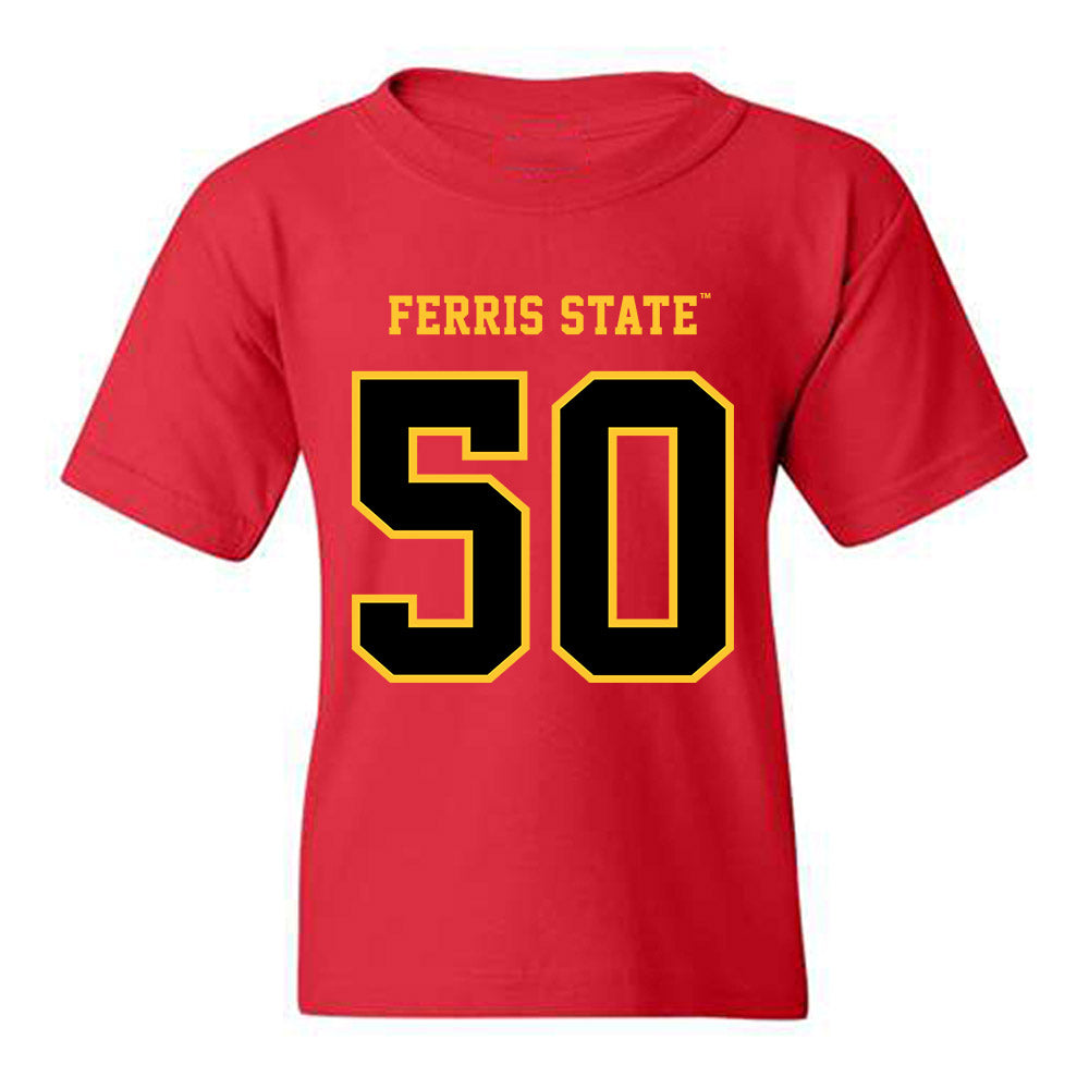 Ferris State - NCAA Football : Chimdindu Obi - Replica Shersey Youth T-Shirt-0
