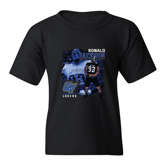 Grand Valley - NCAA Football : Ronald Jackson - Collage Youth T-Shirt-0