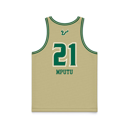 USF - NCAA Women's Basketball : Lor Mputu - Sand Basketball Jersey-1