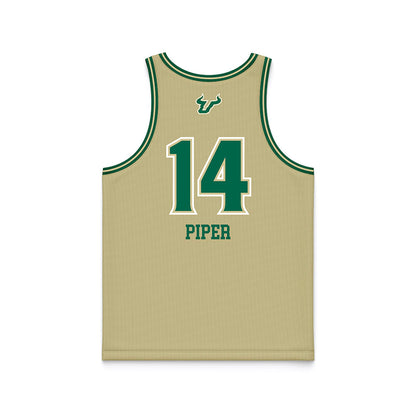 USF - NCAA Women's Basketball : Ines Piper - Sand Basketball Jersey-1