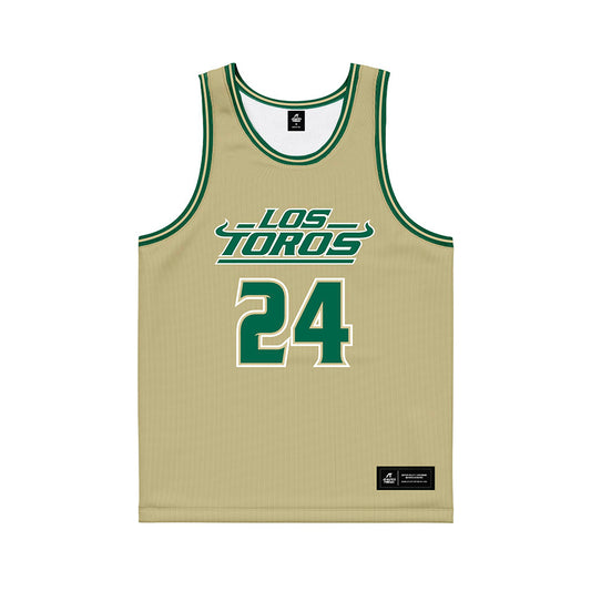 USF - NCAA Women's Basketball : Raina Tomasicka - Sand Basketball Jersey-0