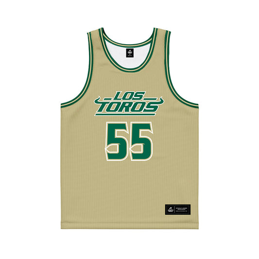 USF - NCAA Women's Basketball : Carla Brito Hernandez - Sand Basketball Jersey-0