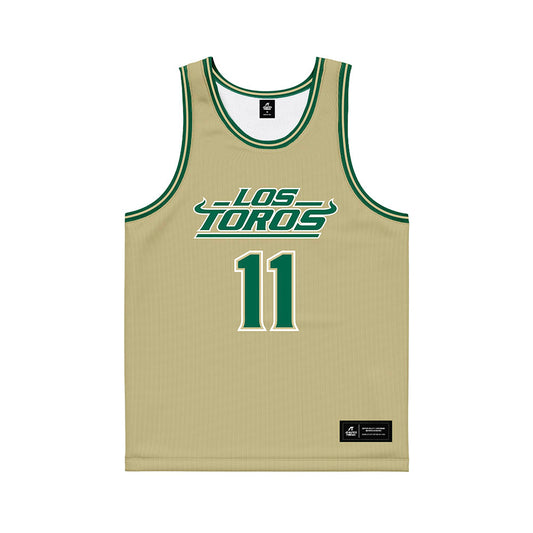 USF - NCAA Women's Basketball : Kirsten Lewis-Williams - Sand Basketball Jersey-0