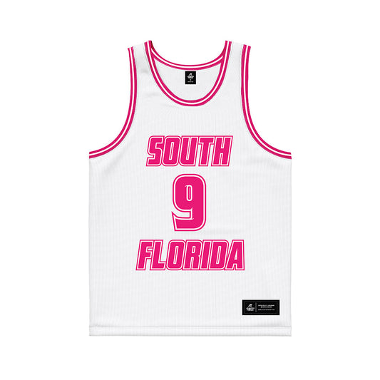 USF - NCAA Women's Basketball : Janette Aarnio - White Basketball Jersey-0