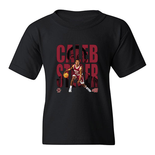 Boston College - NCAA Men's Basketball : Caleb Steger - Collage Youth T-Shirt-0