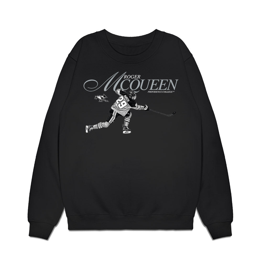Providence - NCAA Men's Ice Hockey : Roger McQueen - Legacy Premium Crewneck Sweatshirt-0