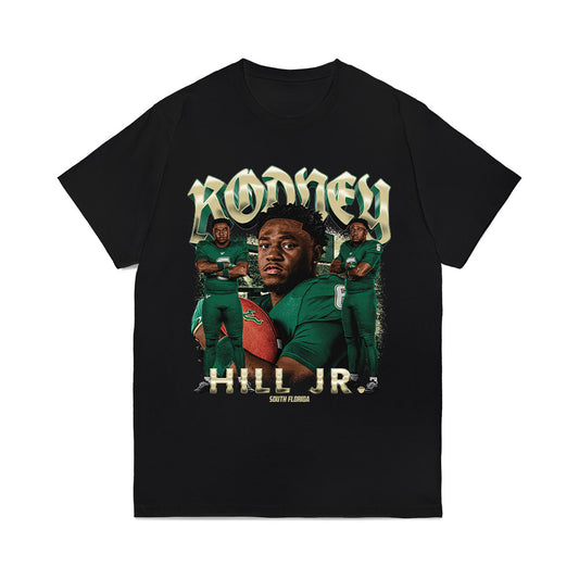 USF - NCAA Football : Rodney Hill Jr - Collage Comfort Colors T-Shirt-0