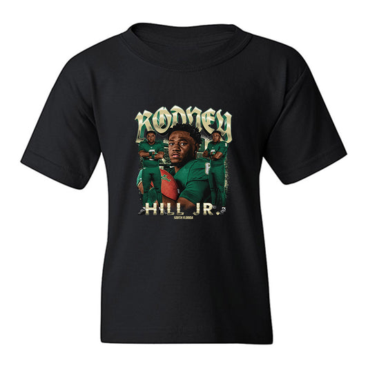 USF - NCAA Football : Rodney Hill Jr - Collage Youth T-Shirt-0