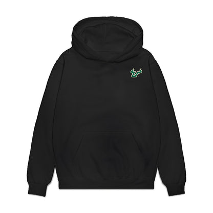USF - NCAA Football : Rodney Hill Jr - Collage Premium Hooded Sweatshirt-0
