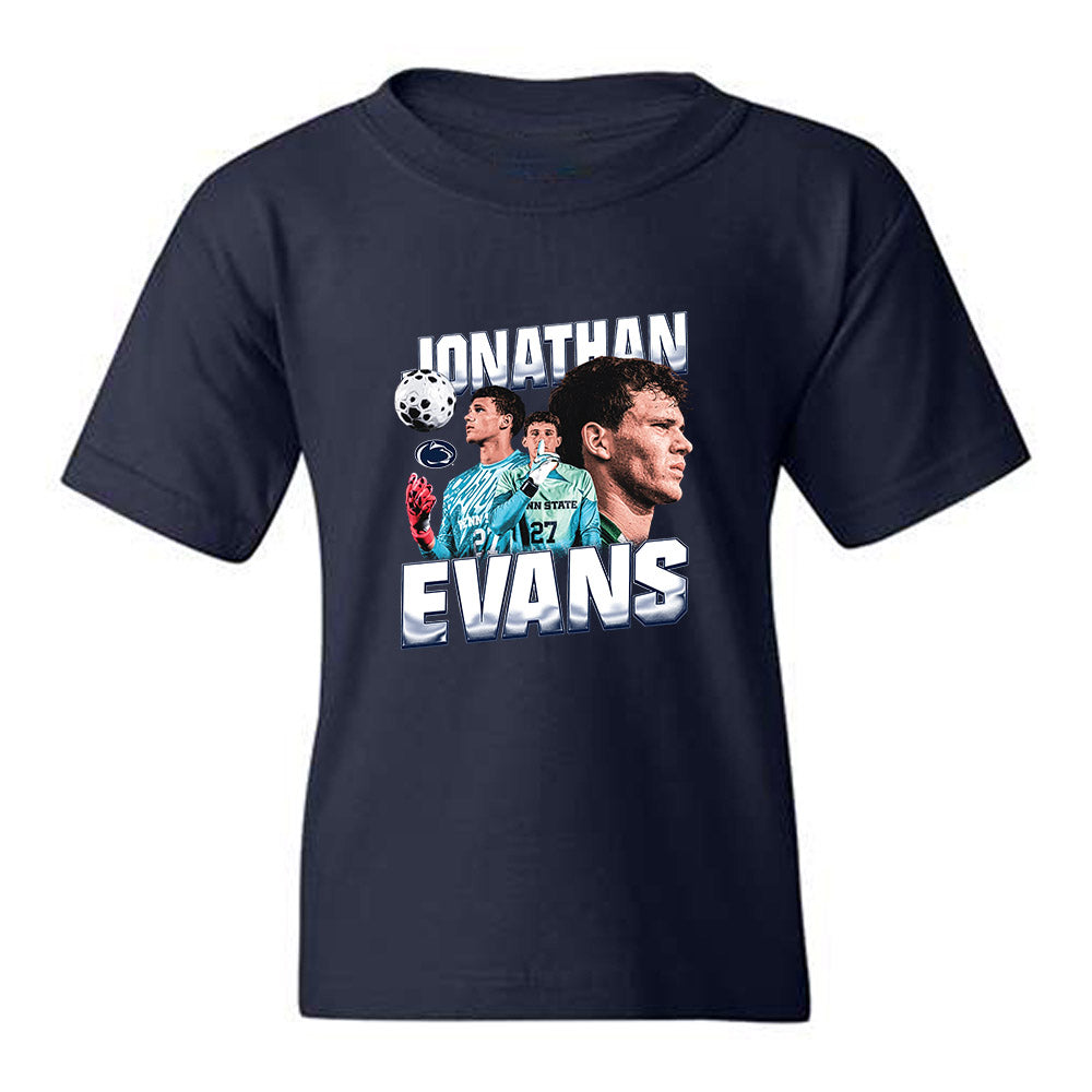 Penn State - NCAA Men's Soccer : Jonathan Evans - Collage Youth T-Shirt-0