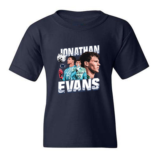Penn State - NCAA Men's Soccer : Jonathan Evans - Collage Youth T-Shirt-0