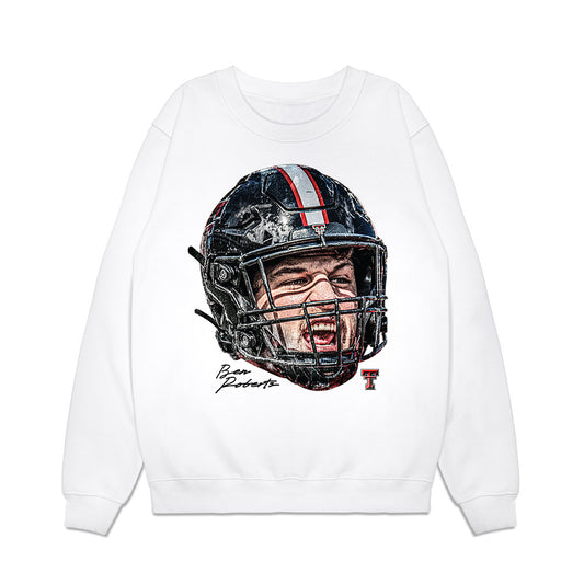 Texas Tech - NCAA Football : Ben Roberts - Game Face Premium Crewneck Sweatshirt-0