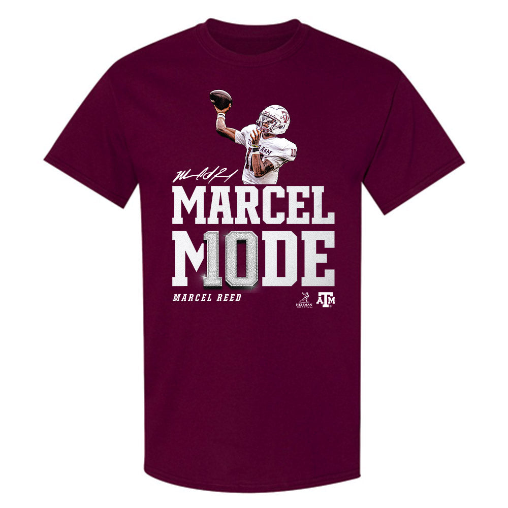 Texas A&M - NCAA Football : Marcel Reed - Heisman T-Shirt-0