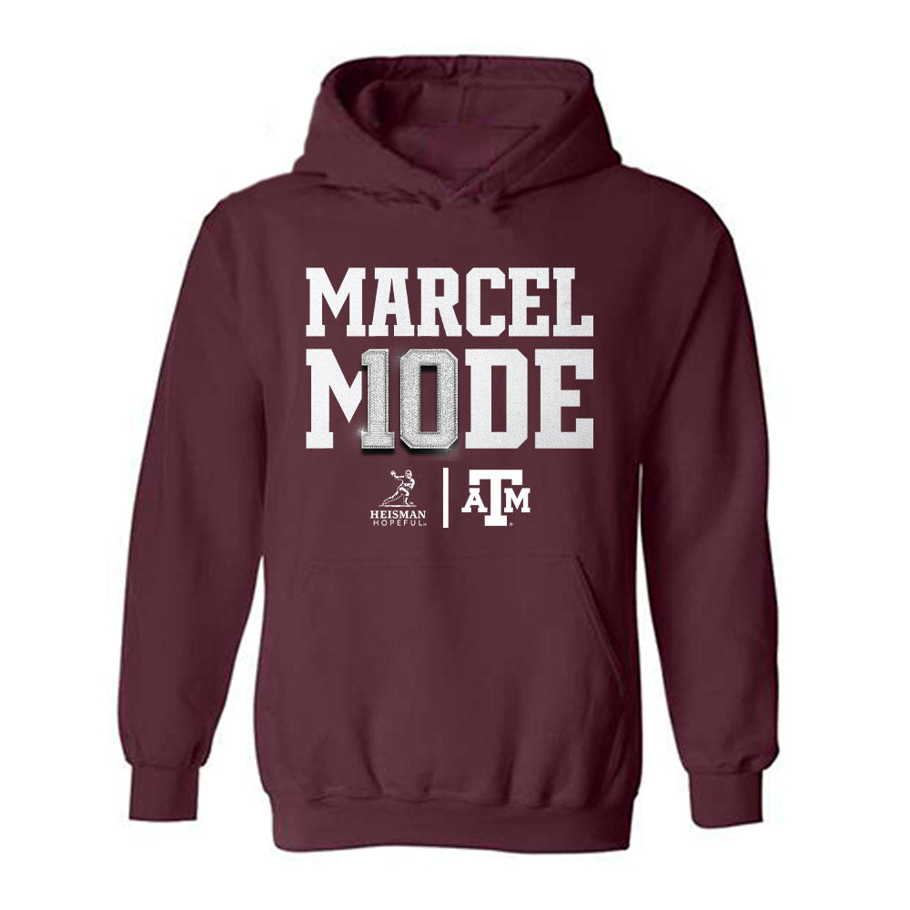 Texas A&M - NCAA Football : Marcel Reed - Heisman Hooded Sweatshirt-0