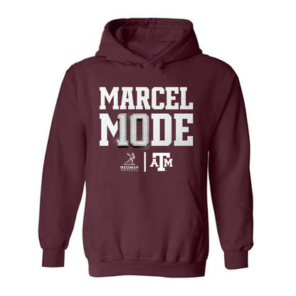 Texas A&M - NCAA Football : Marcel Reed - Heisman Hooded Sweatshirt-0