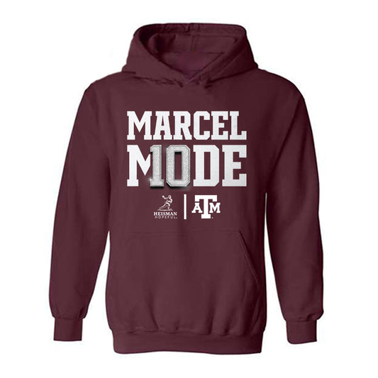 Texas A&M - NCAA Football : Marcel Reed - Heisman Hooded Sweatshirt-0
