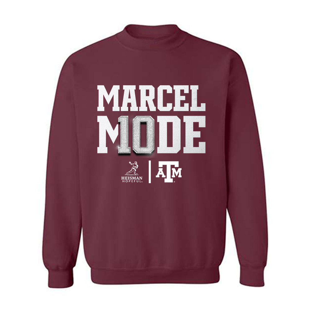 Texas A&M - NCAA Football : Marcel Reed - Heisman Crewneck Sweatshirt-0