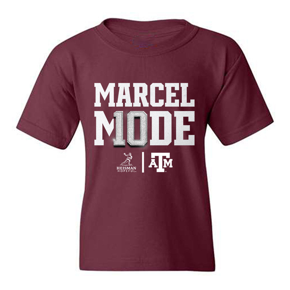 Texas A&M - NCAA Football : Marcel Reed - Heisman Youth T-Shirt-0