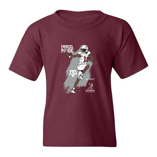 Texas A&M - NCAA Football : Marcel Reed - Heisman Stance Youth T-Shirt-0