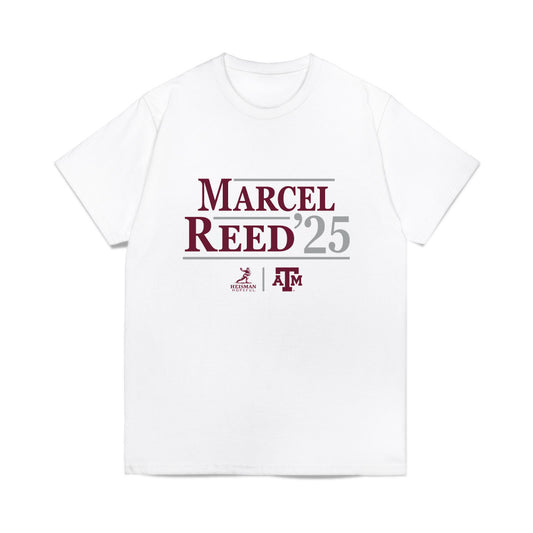 Texas A&M - NCAA Football : Marcel Reed - Heisman Campaign Comfort Colors T-Shirt-0