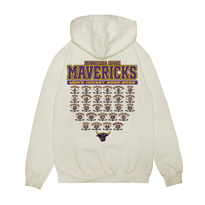 Minn. St. - NCAA Men's Ice Hockey : Roster Tee Premium Hooded Sweatshirt-1