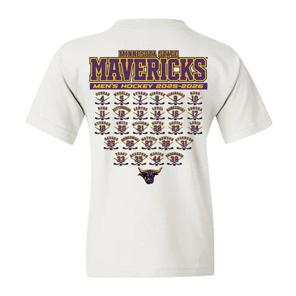 Minn. St. - NCAA Men's Ice Hockey : Roster Tee Youth T-Shirt-1