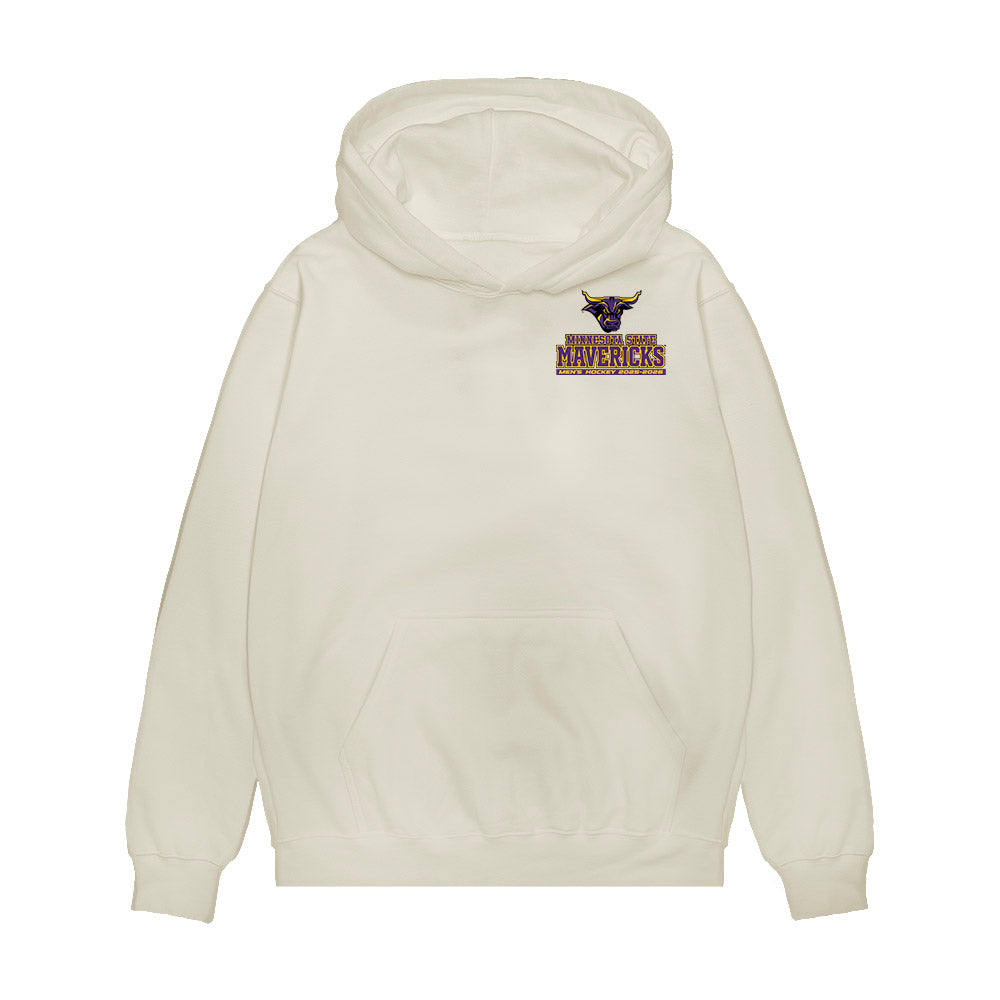 Minn. St. - NCAA Men's Ice Hockey : Roster Tee Premium Hooded Sweatshirt-0