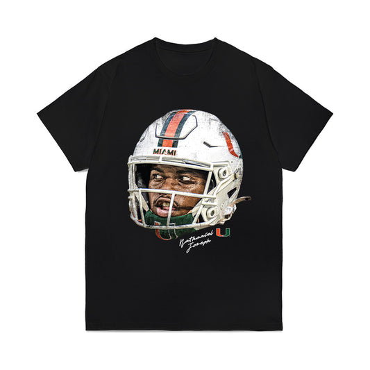 Miami - NCAA Football : Nathaniel Joseph - GameFace Comfort Colors T-Shirt-0