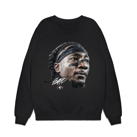 Georgia - NCAA Football : Ellis Robinson IV - Game Face Premium Crewneck Sweatshirt-0