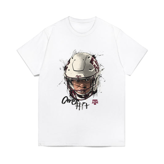 Texas A&M - NCAA Football : Theo Melin Ohrstrom - Comfort Colors T-Shirt-0