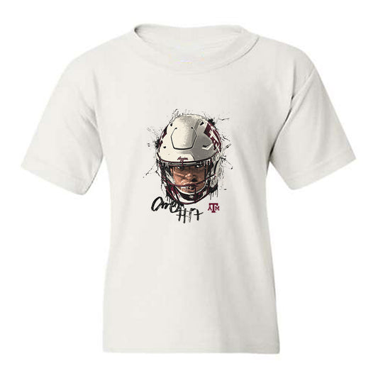 Texas A&M - NCAA Football : Theo Melin Ohrstrom - Youth T-Shirt-0
