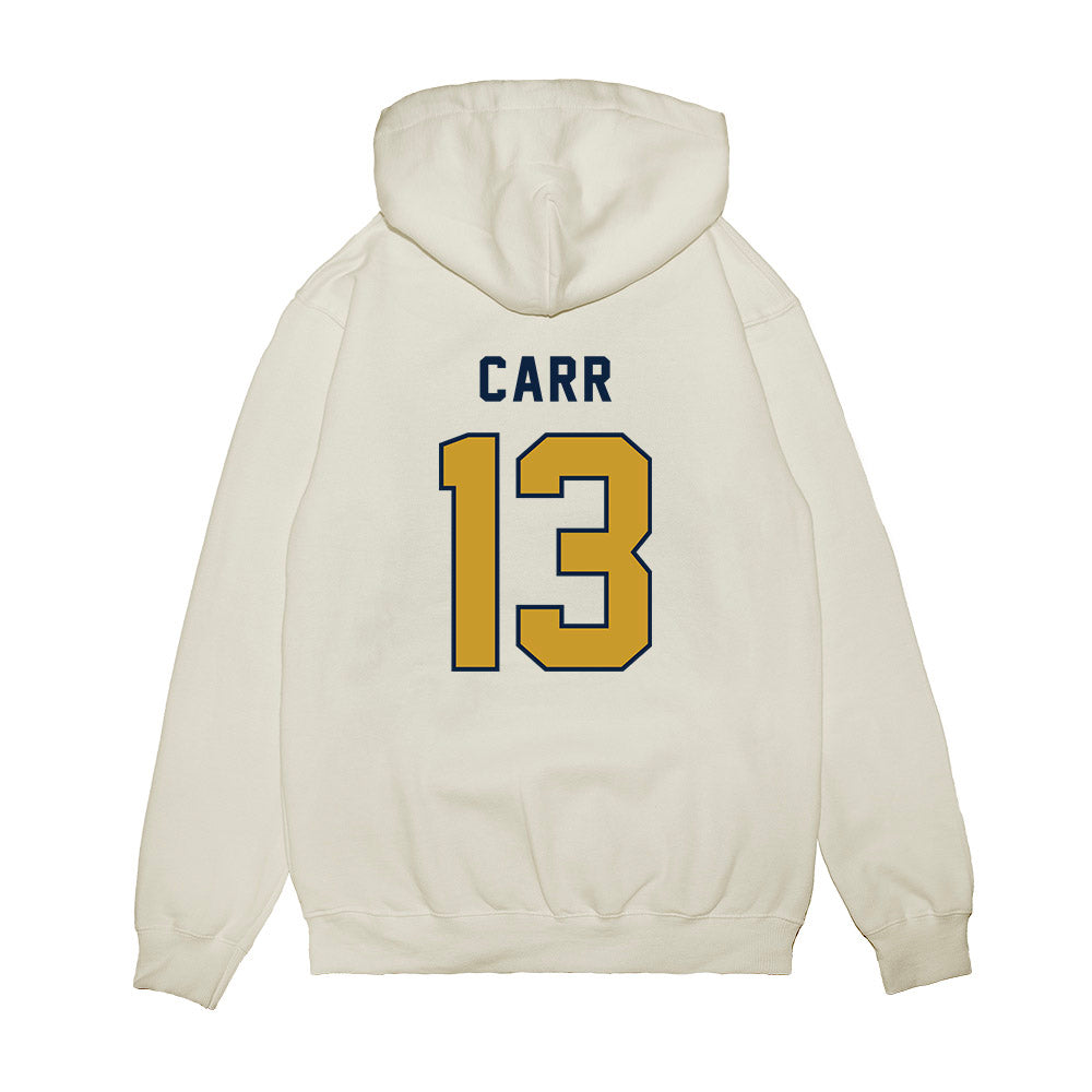 Notre Dame - NCAA Football : CJ Carr - Heisman Premium Hooded Sweatshirt-1