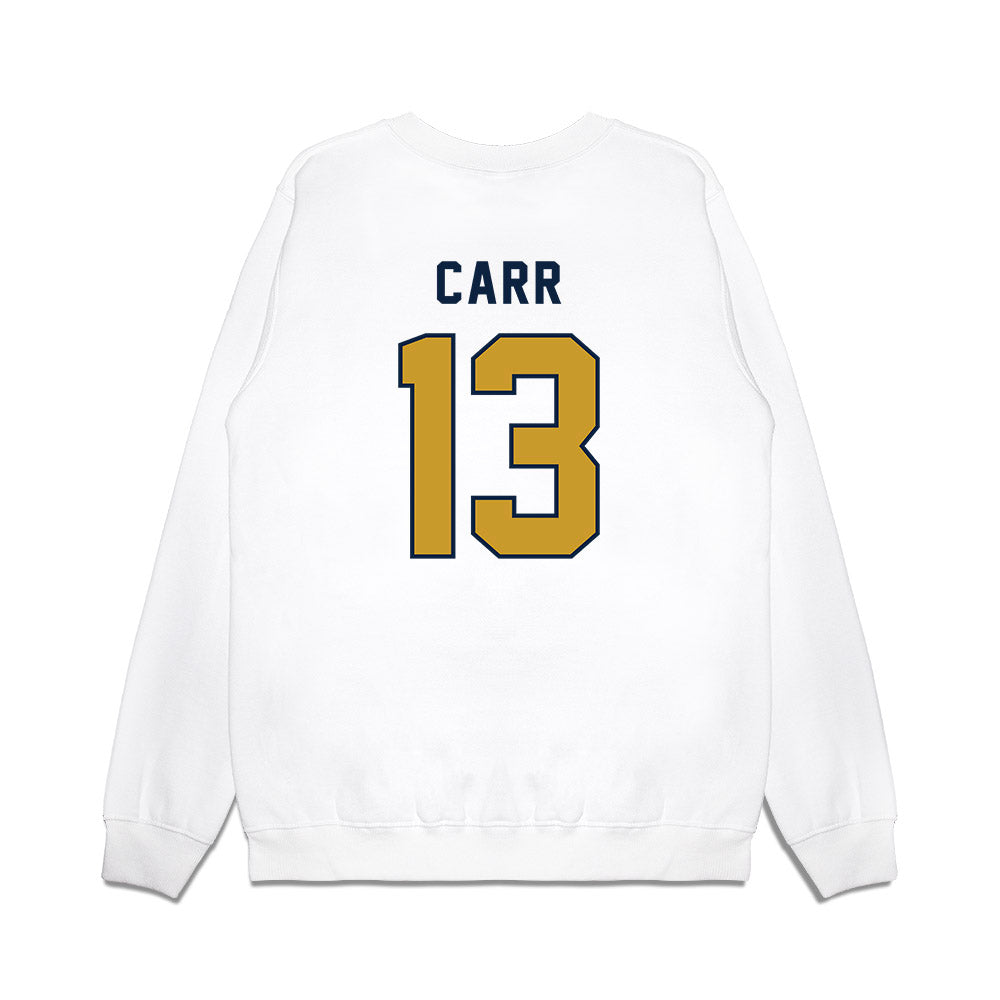 Notre Dame - NCAA Football : CJ Carr - Heisman Premium Crewneck Sweatshirt-1