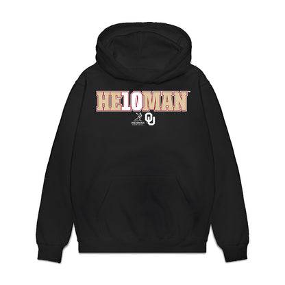 Oklahoma - NCAA Football : John Mateer - Premium Hooded Sweatshirt-0