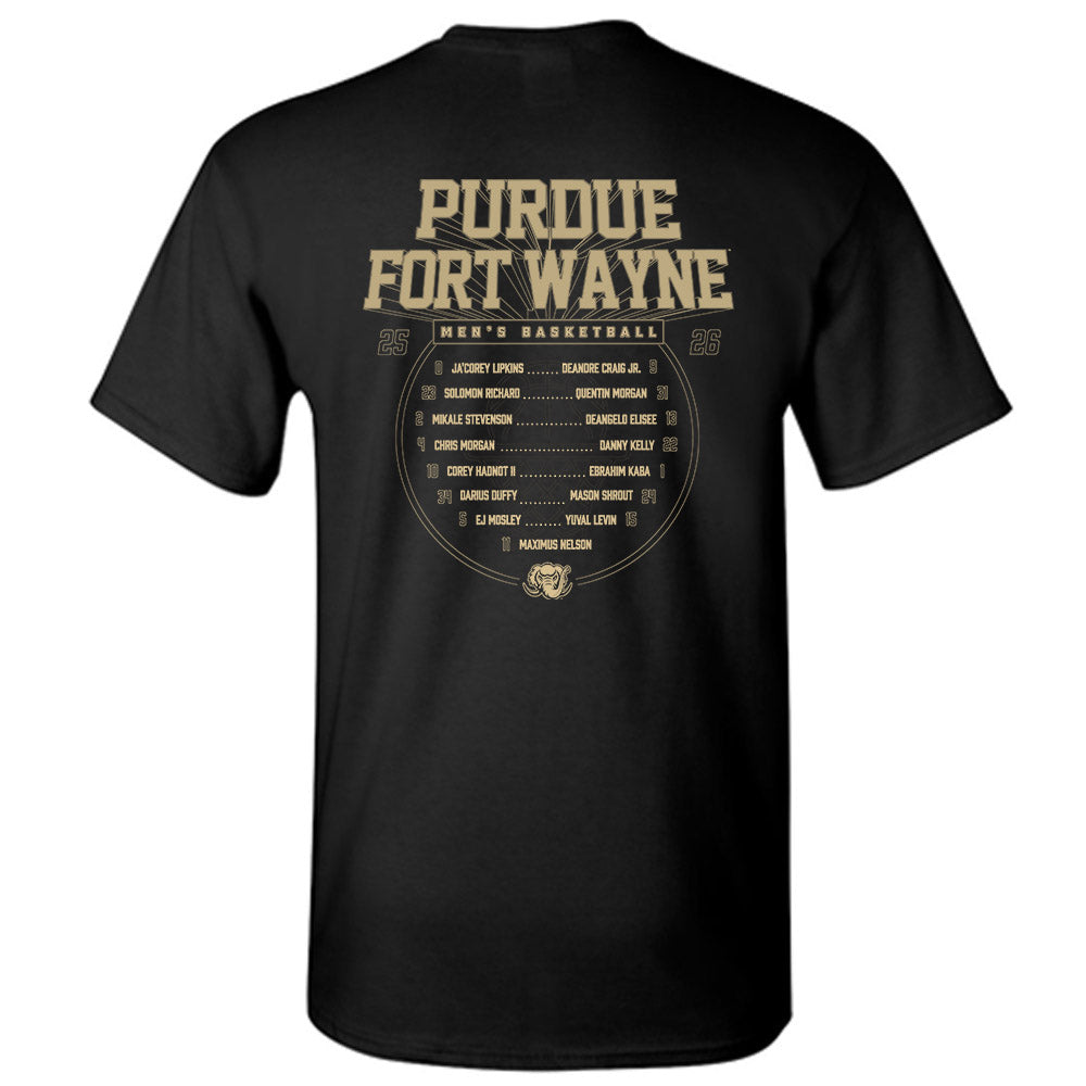 PFW - NCAA Men's Basketball : Roster T-Shirt-1